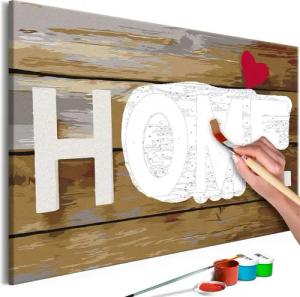 Artgeist Malen nach Zahlen Home with Heart