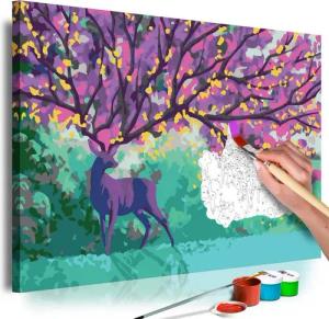 Artgeist Malen nach Zahlen Purple Deer
