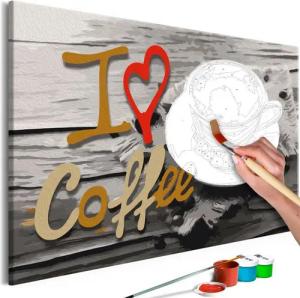 Artgeist Malen nach Zahlen I Love Coffee