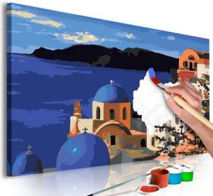 Artgeist Malen nach Zahlen Santorini
