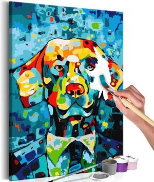 Artgeist Malen nach Zahlen Hund (Porträt)