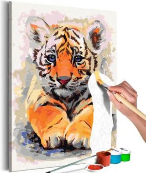 Artgeist Malen nach Zahlen Tiger-Baby