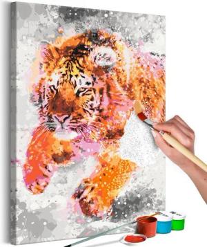 Artgeist Malen nach Zahlen Running Tiger