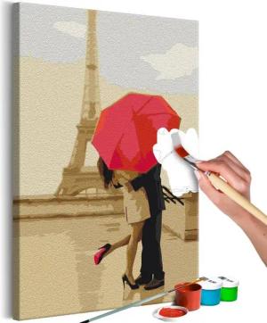 Artgeist Malen nach Zahlen Kiss in Paris