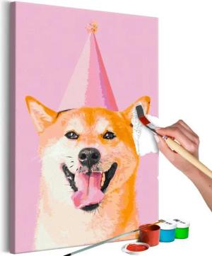 Artgeist Malen nach Zahlen Funny Shiba