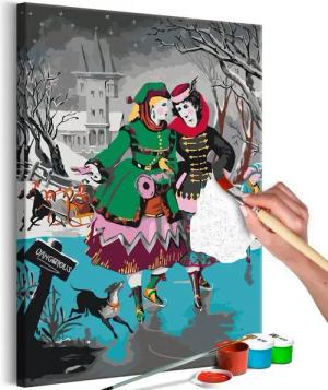 Artgeist Malen nach Zahlen Ice Skating