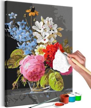 Artgeist Malen nach Zahlen Bouquet in a Glass