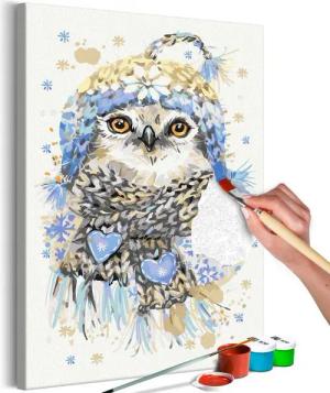 Artgeist Malen nach Zahlen Cold Owl