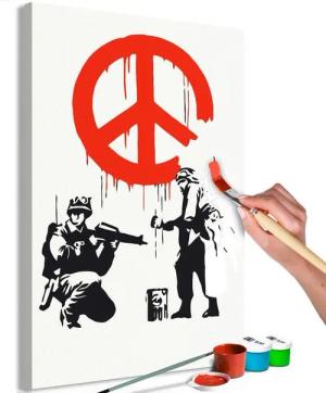 Artgeist Malen nach Zahlen Peace Sign