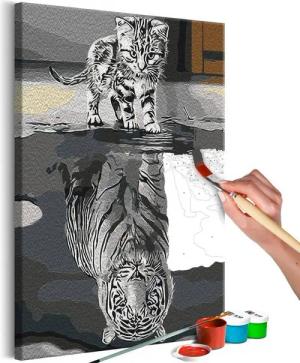 Artgeist Malen nach Zahlen Reflection From the Future