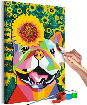 Artgeist Malen nach Zahlen Happy Bulldog