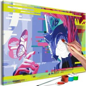 Artgeist Malen nach Zahlen Cyber Butterfly