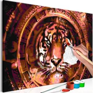 Artgeist Malen nach Zahlen Tiger and Ornaments