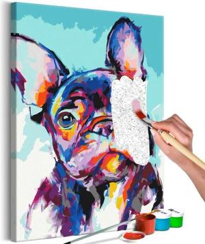 Artgeist Malen nach Zahlen Bulldog Portrait