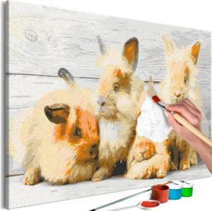 Artgeist Malen nach Zahlen Four Bunnies