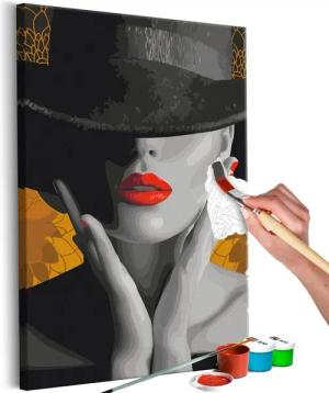 Artgeist Malen nach Zahlen Elegant Woman