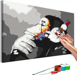 Artgeist Malen nach Zahlen Monkey Contemplation