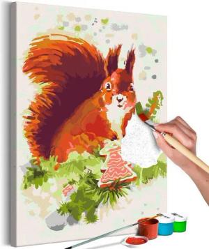 Artgeist Malen nach Zahlen Squirrel