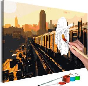 Artgeist Malen nach Zahlen New York Subway Zug