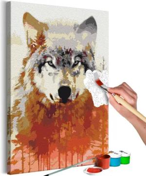 Artgeist Malen nach Zahlen Wolf and Forest