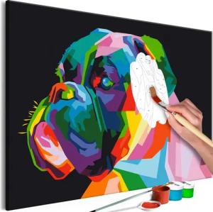 Artgeist Malen nach Zahlen Colourful Boxer