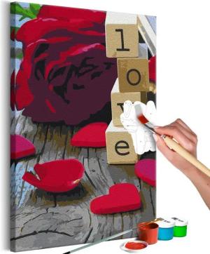 Artgeist Malen nach Zahlen Love Blocks