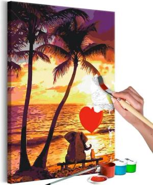 Artgeist Malen nach Zahlen Love and Sunset