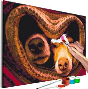 Artgeist Malen nach Zahlen Lovely Dogs