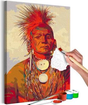 Artgeist Malen nach Zahlen See-non-ty-a, an Iowa Medicine Man