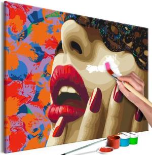 Artgeist Malen nach Zahlen Burgundy Lips