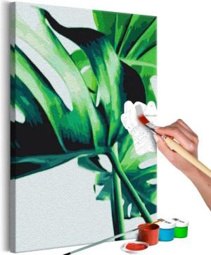 Artgeist Malen nach Zahlen Monstera Adansonii
