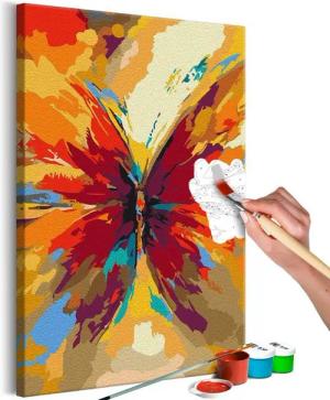 Artgeist Malen nach Zahlen Multicolored Butterfly