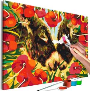 Artgeist Malen nach Zahlen Donkeys in Love