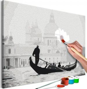 Artgeist Malen nach Zahlen Black and White Venice