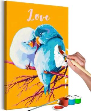 Artgeist Malen nach Zahlen Parrots in Love