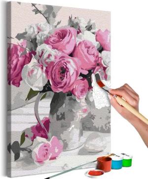 Artgeist Malen nach Zahlen Pink Bouquet