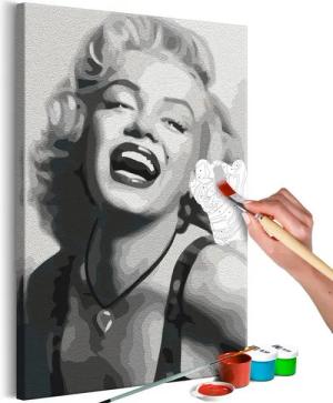 Artgeist Malen nach Zahlen Laughing Marylin