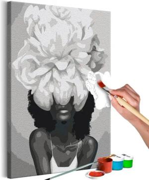 Artgeist Malen nach Zahlen White Flower