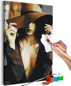 Artgeist Malen nach Zahlen Brown Hat