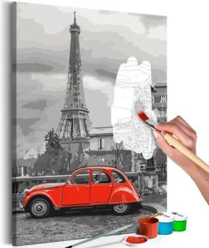 Artgeist Malen nach Zahlen Car in Paris