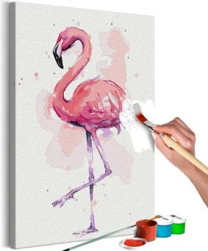 Artgeist Malen nach Zahlen Friendly Flamingo