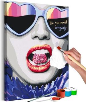 Artgeist Malen nach Zahlen Be Yourself Everyday