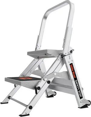 JUMBO Stillads Trittleiter Klapptrittleiter Aluminium 2 Stufen 41LG210B "Little Giant" (1 Stück)