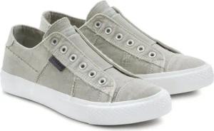 Elbsand Slip-On Sneaker aus Textil, bequemer Elastik Einsatz, Halbschuh, Slipper,Freizeitschuh