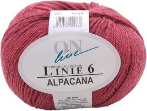 ONline Linie 6 Alpacana feines Strickgarn Häkelwolle, 200,00 m (50g), mit Alpaka und Merinowolle