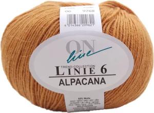ONline Linie 6 Alpacana feines Strickgarn Häkelwolle, 200,00 m (50g), mit Alpaka und Merinowolle