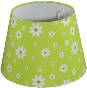 Dirk Davids Leuchten GmbH Lampenschirm für Tischleuchte in Rund Chintz Grün Blumen Dekor 24-17-17, Blumen Dekor