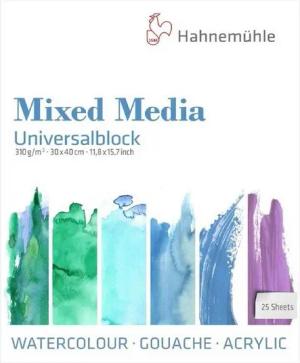 Hahnemühle Malblock Mixed Media Universalblock 30x40cm 310g/m², säurefrei