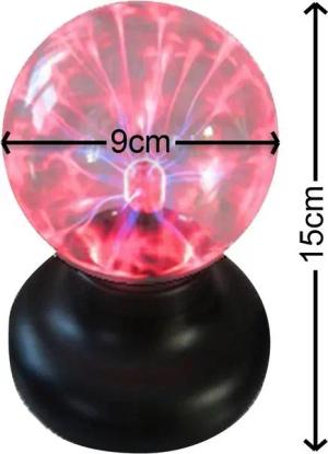 7even Discolicht Plasma Ball Rot 15cm