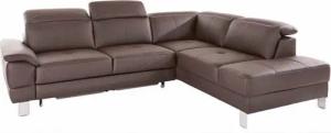 exxpo - sofa fashion Ecksofa Mantua, L-Form, mit Kopf- bzw. Rückenverstellung, Bettfunktion u. Bettkasten